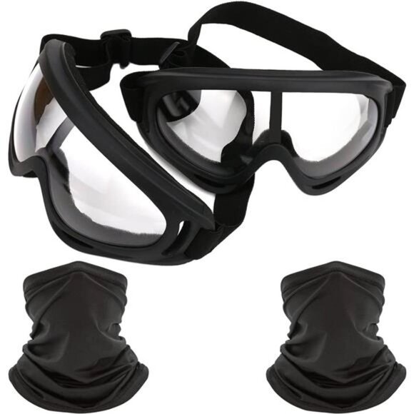 ,2 Pack Dirt Bike ATV Motocross Anti-UV with 2 Pack Neck Breathable Bandana Mask - Picture 1 of 7